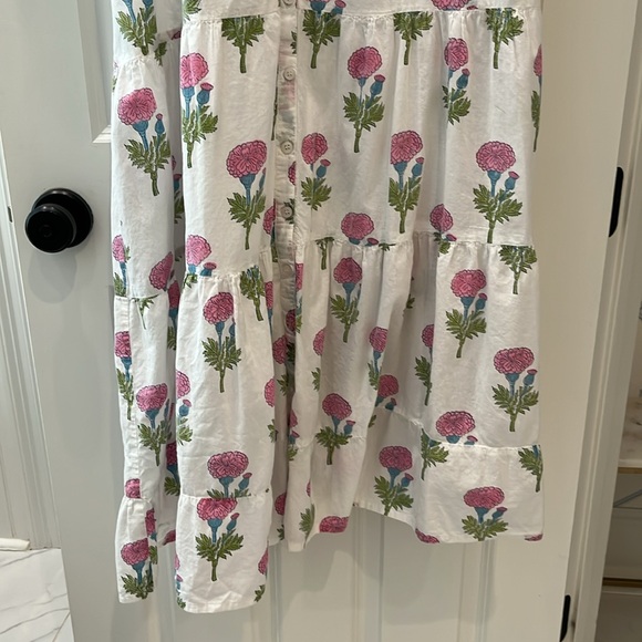 Victoria Dunn size XL dress pink blue green white floral - Picture 6 of 7